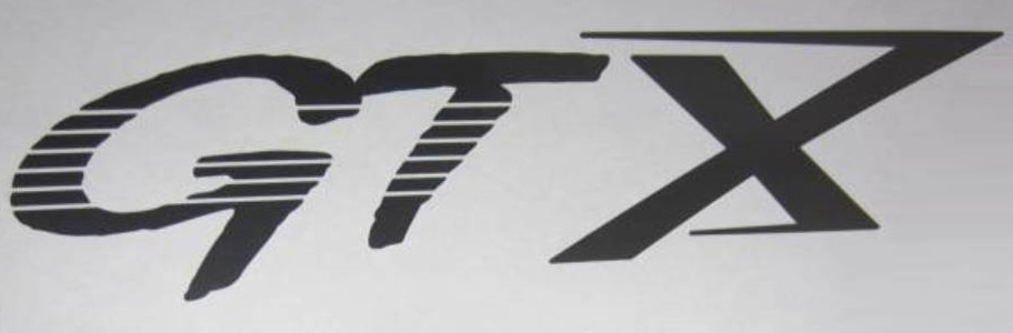 "GTX" Windshield Decal Graphic Dodge Ram